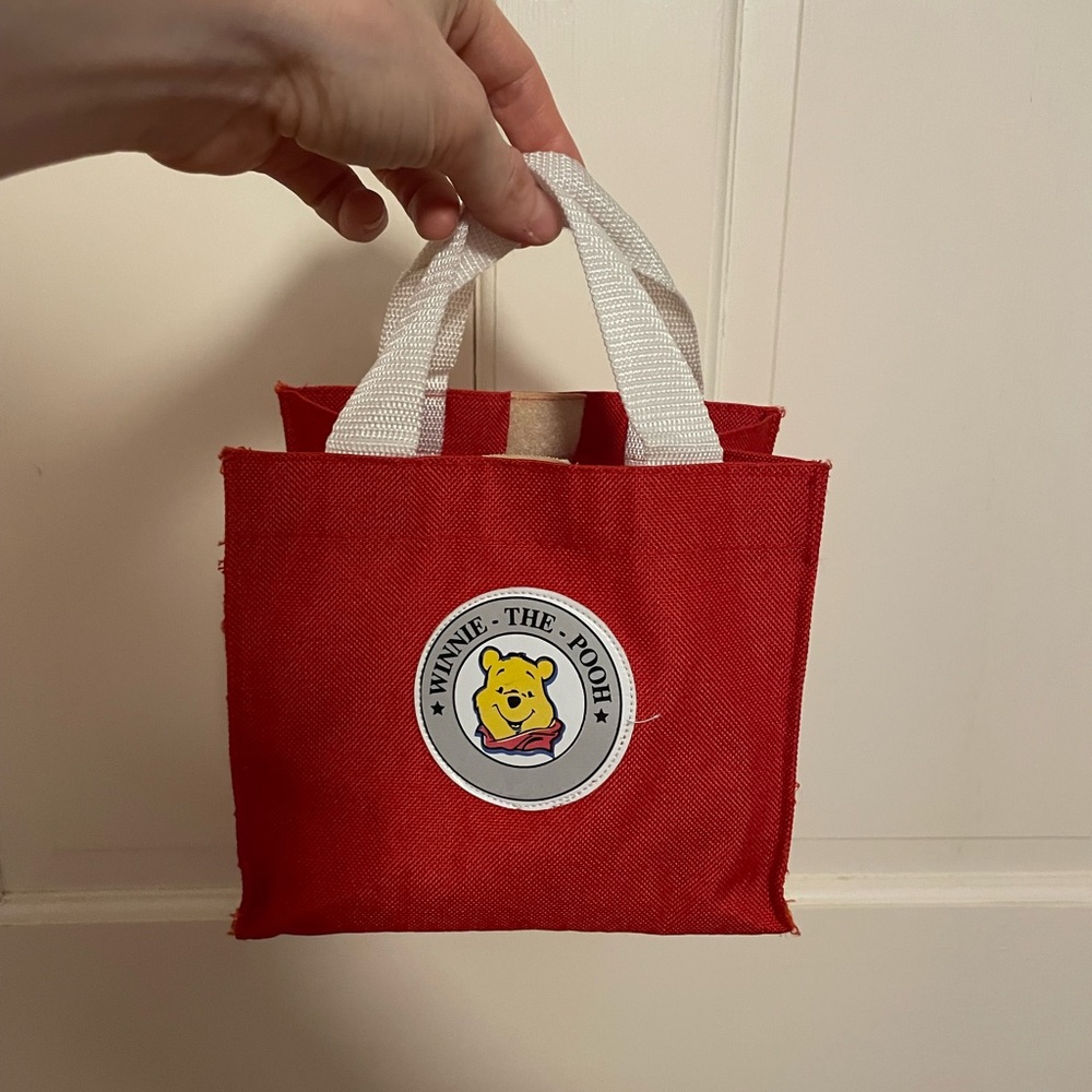 Winnie the Pooh Red Canvas Mini Tote